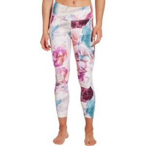 Calia by Carrie Underwood Floral Printer Pink 7/8 Leggings Small